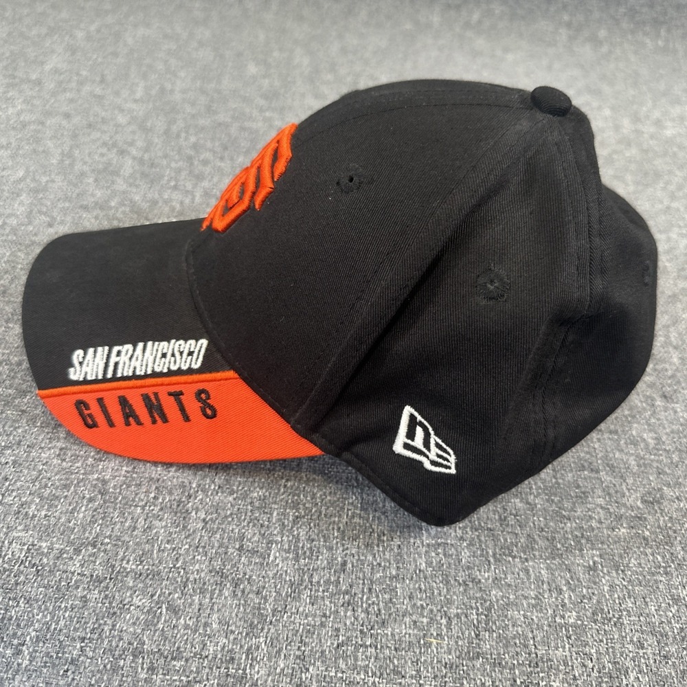 New Era San Francisco Giants 9FORTY Adjustable Hat MLB Baseball Cap Black - Picture 2 of 7